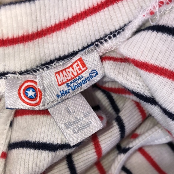 Marvel striped top size large - Picture 3 of 7